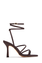 Load image into Gallery viewer, Katti Strappy Mid Heels - Brown

