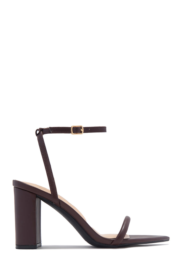 Load image into Gallery viewer, Reyna Single Sole Block Heels - Brown
