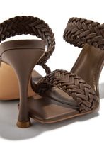 Load image into Gallery viewer, Allona Braided Strap Mules - Brown
