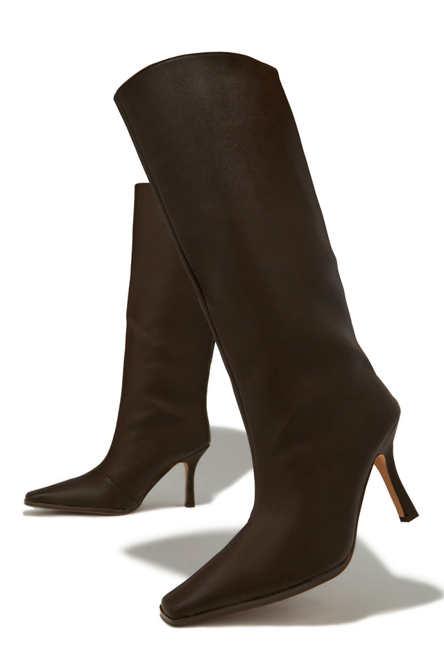 Load image into Gallery viewer, Kianza Heel Boots - Brown
