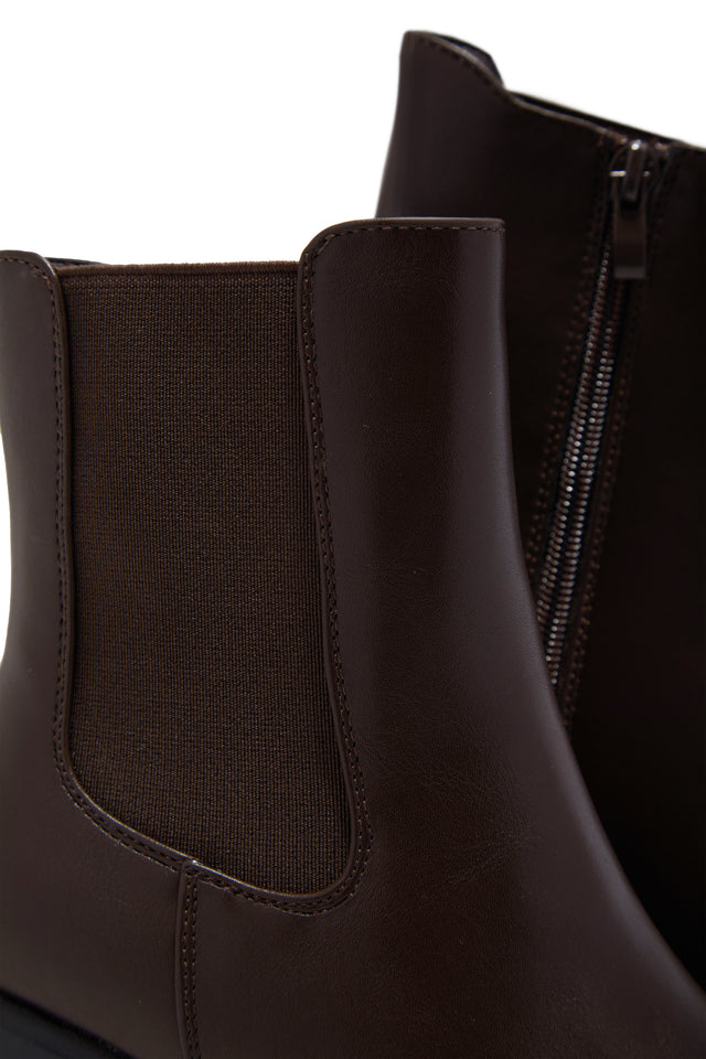 Load image into Gallery viewer, Brooklyn Block Heel Ankle Boots - Brown
