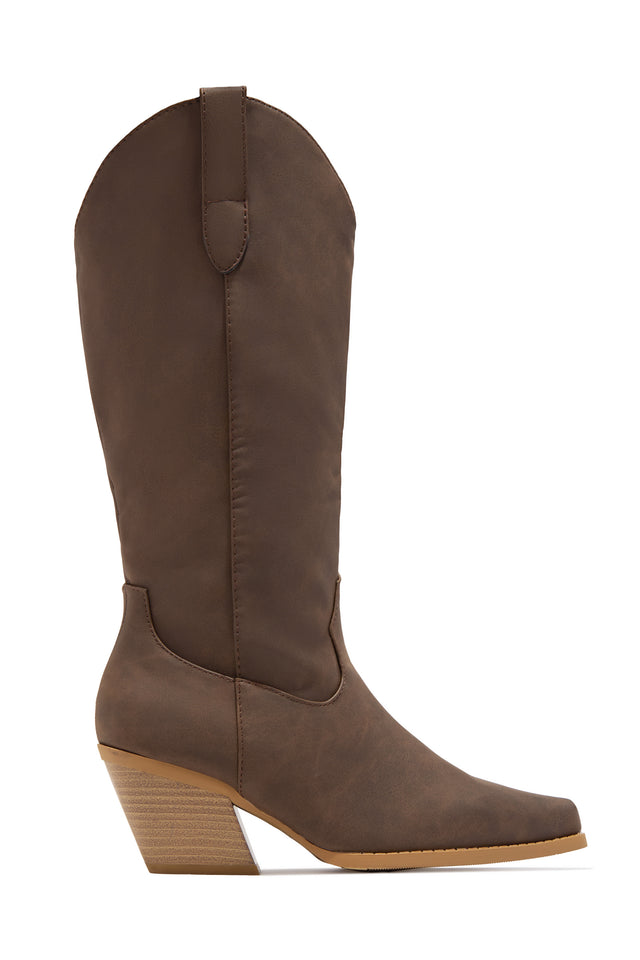 Load image into Gallery viewer, Festival Forever Cowgirl Boots - Brown

