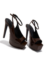 Load image into Gallery viewer, Ameli Platform High Heels - Brown
