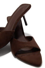 Load image into Gallery viewer, Myra Mid Heel Mules - Brown
