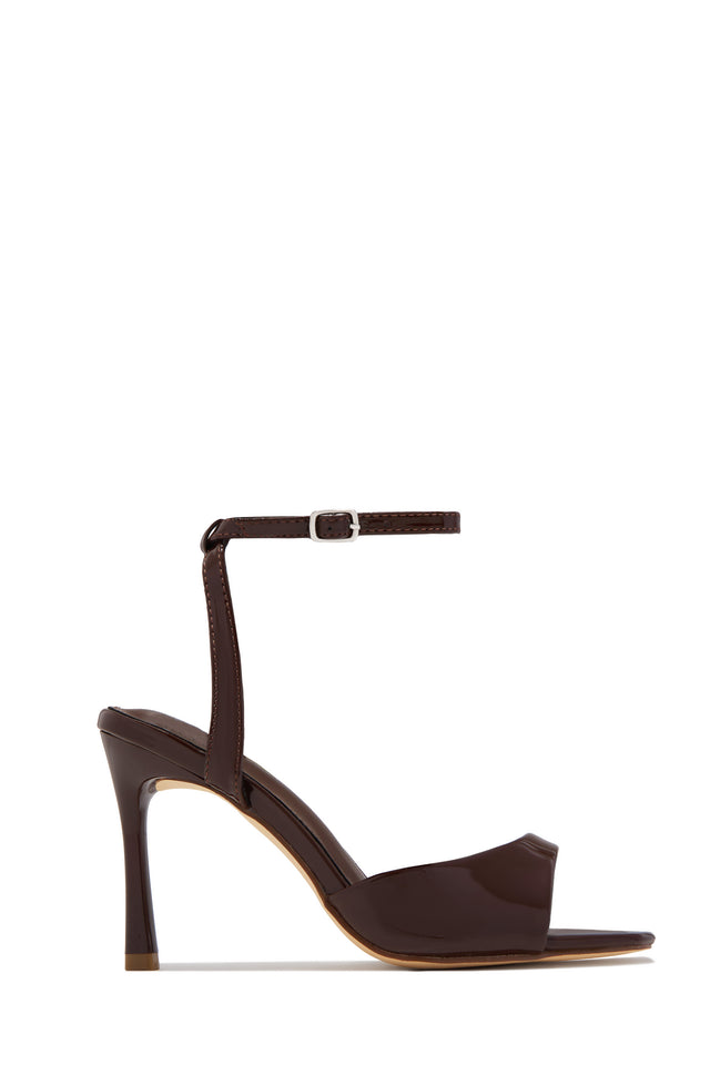 Rubianna Mary Jane Ankle Strap Heels - Brown