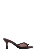 Load image into Gallery viewer, Eliza Mid Heel Mules - Brown
