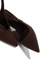 Load image into Gallery viewer, Cari Slingback Pumps - Brown
