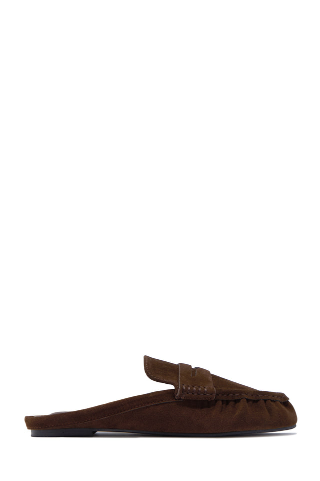 Load image into Gallery viewer, Julia Slip On Loafer Flats - Brown
