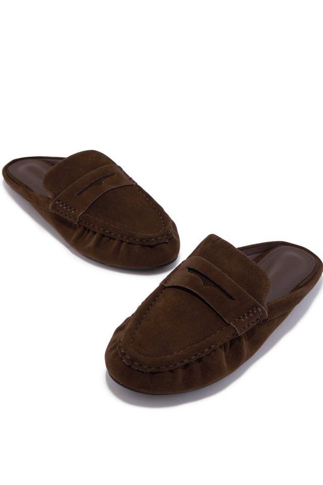 Load image into Gallery viewer, Julia Slip On Loafer Flats - Brown
