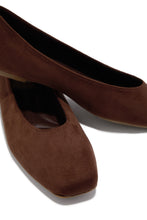 Load image into Gallery viewer, Claira Ballet Flats - Brown Suede
