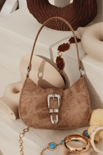 Load image into Gallery viewer, Brynn Buckle Strap Shoulder Bag - Nude
