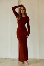 Load image into Gallery viewer, Red Long Sleeve Knit Dress
