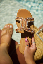 Load image into Gallery viewer, Embellished Slide Sandals
