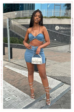 Load image into Gallery viewer, Nathalie Around The Ankle Coil High Heels - Silver

