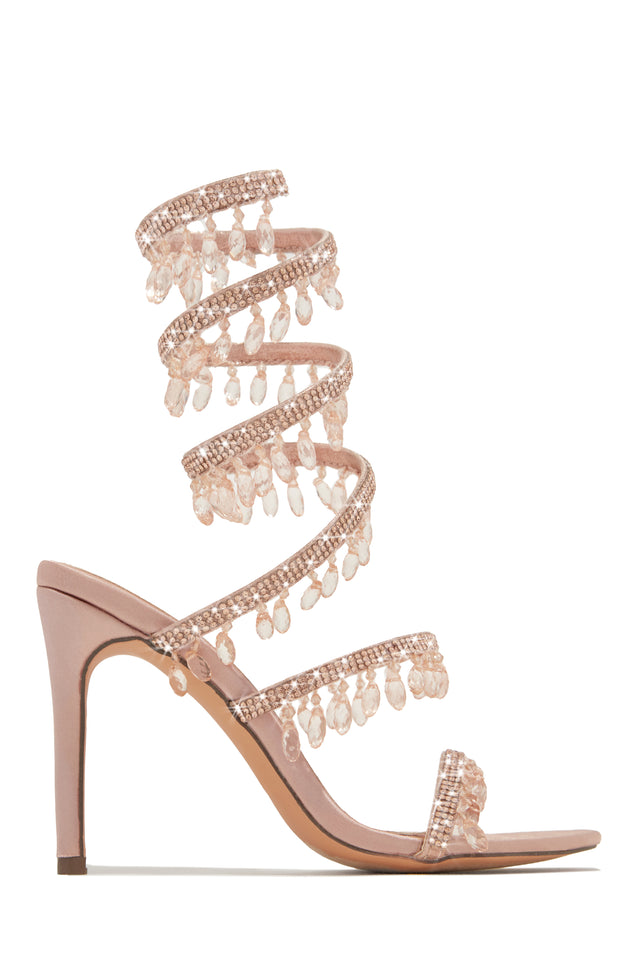 Load image into Gallery viewer, Feeling Divine Embellished Around The Ankle Coil Heels - Multi
