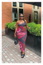 Load image into Gallery viewer, Radio Moves - Burgundy Print
