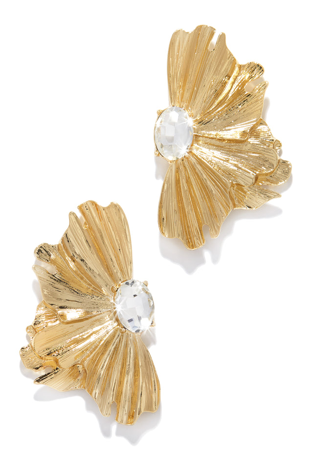 Load image into Gallery viewer, Gold Large Earring
