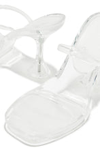 Load image into Gallery viewer, Erianna Jelly High Heel Mules - Clear
