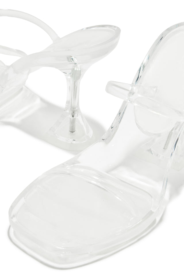Load image into Gallery viewer, Erianna Jelly High Heel Mules - Clear
