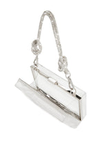 Load image into Gallery viewer, Silver Hardware Clear Rectangle Clutch
