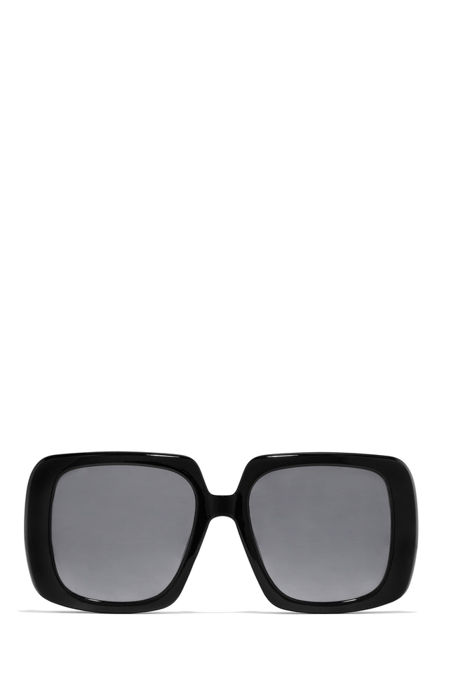 Load image into Gallery viewer, Smokey Lens Black Frame Sunnies
