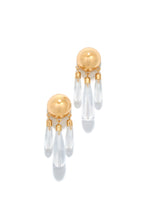 Load image into Gallery viewer, Gold Tone Statement Earring 
