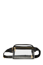Load image into Gallery viewer, Gold-Tone Hardware Clear Bag with Adjustable Waist Strap
