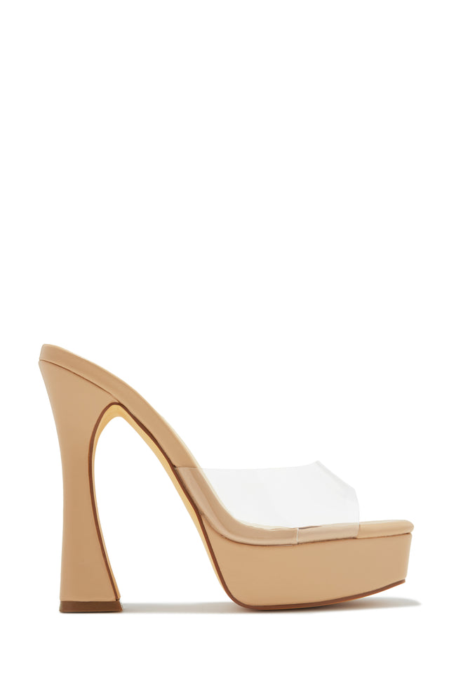 Load image into Gallery viewer, Kiani Platform High Heel Mules - Red
