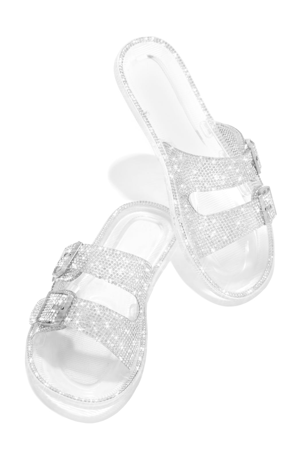 Clear Slip On Sandals
