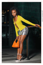 Load image into Gallery viewer, Holiday Silver Skirt
