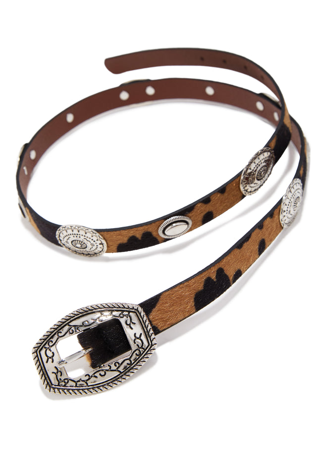 Load image into Gallery viewer, Stella Adjustable Belt - Cow
