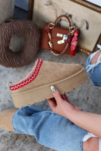 Load image into Gallery viewer, Cozy Weather Slip On Platform Flats - Oatmeal
