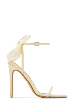 Load image into Gallery viewer, Pauline High Heels with Bow Detailing - Cream
