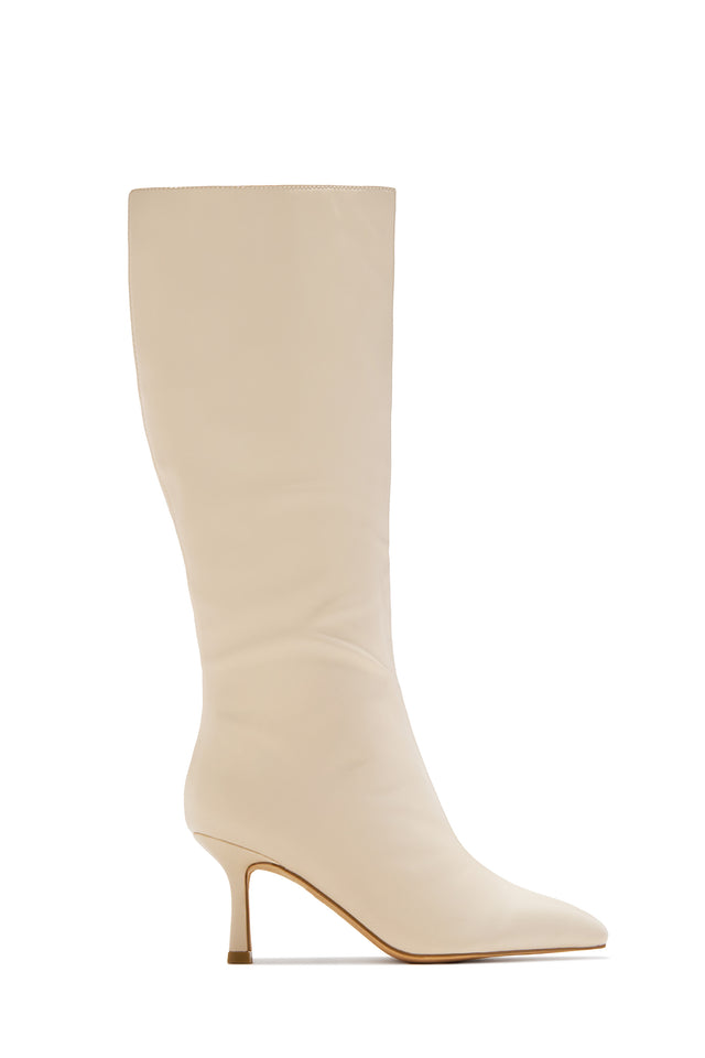 Load image into Gallery viewer, Jaylin Mid Heel Boots - Cream
