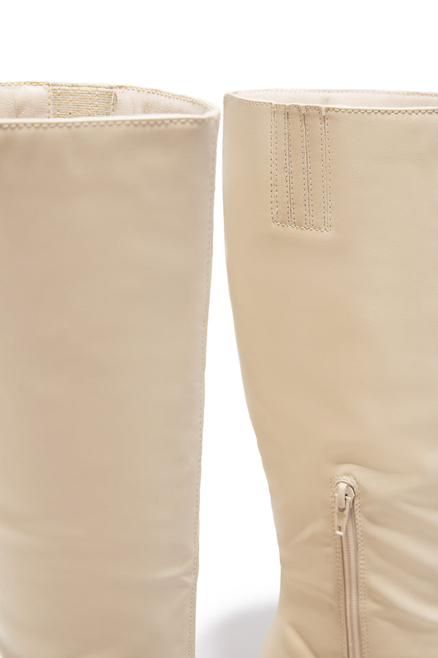 Load image into Gallery viewer, Jaylin Mid Heel Boots - Cream
