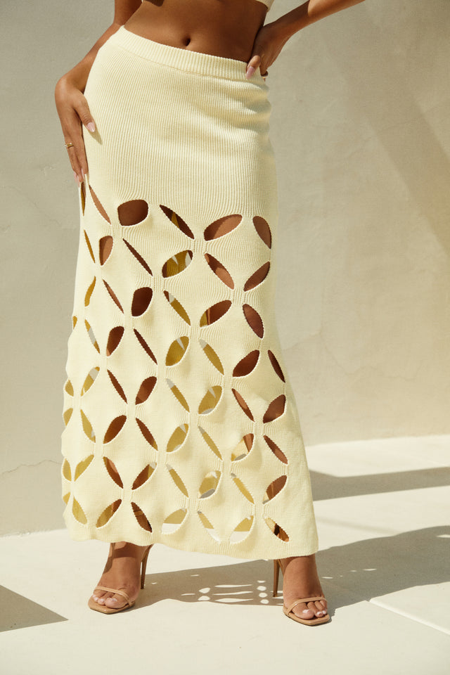 Load image into Gallery viewer, Light Yellow Skirt
