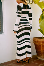 Load image into Gallery viewer, Black and White Maxi Dress
