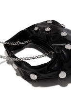 Load image into Gallery viewer, Dahlaney Studded Handbag - Black Silver
