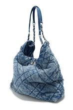 Load image into Gallery viewer, Medium Wash Blue Denim Bag
