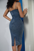 Load image into Gallery viewer, Demi Mini Dress - Denim
