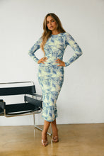Load image into Gallery viewer, Denim Mesh Dress
