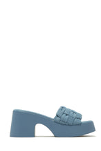 Load image into Gallery viewer, Blue Denim Sandals
