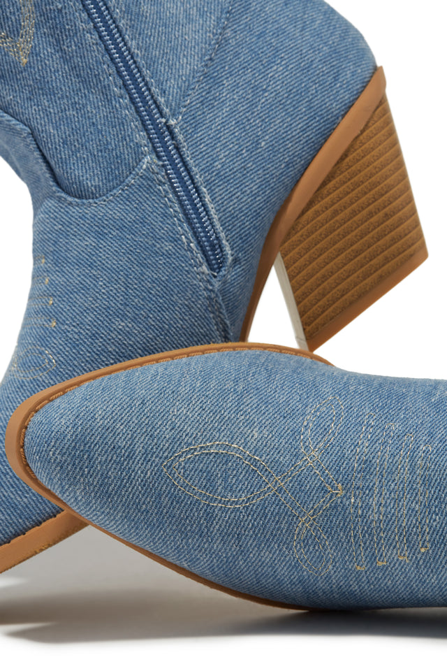 Load image into Gallery viewer, Denim Boots
