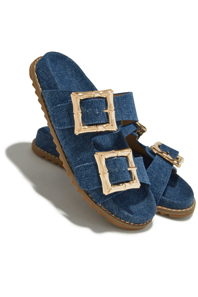 Load image into Gallery viewer, Denim Summer Sandal
