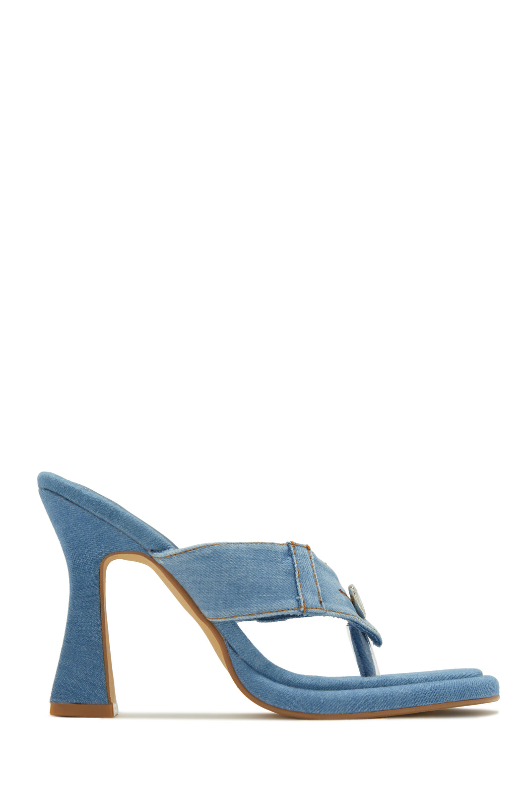 Sumer Denim Slip On Sandal Heel