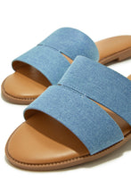 Load image into Gallery viewer, Denim Slip On Sandals
