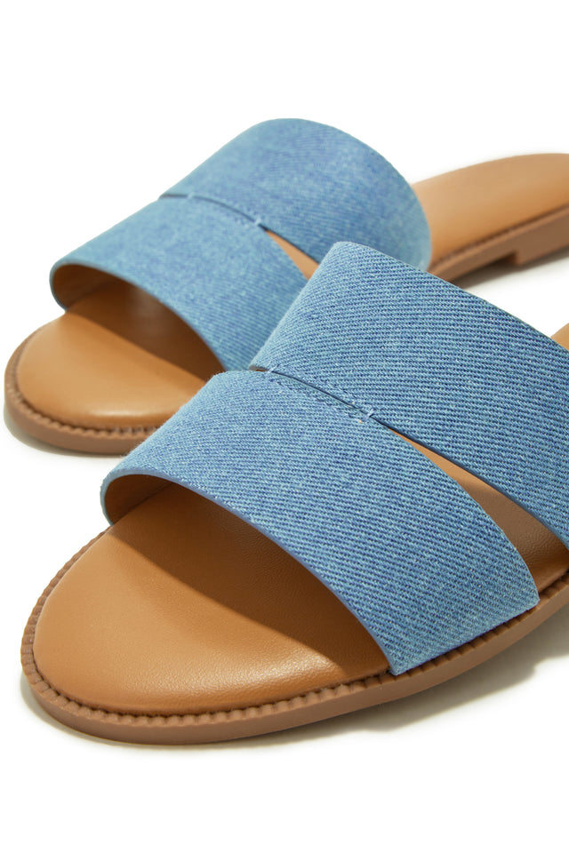 Load image into Gallery viewer, Denim Slip On Sandals
