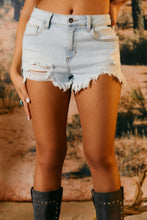 Load image into Gallery viewer, Blue Wash Denim Shorts
