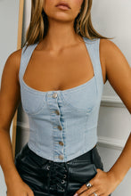 Load image into Gallery viewer, Denim Wash Top
