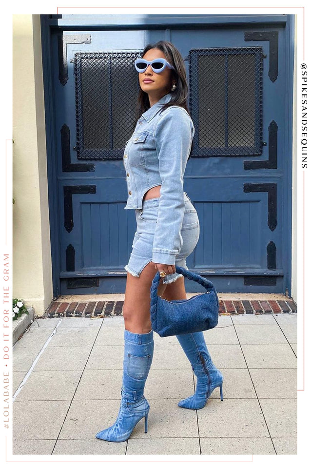 Load image into Gallery viewer, Denim Two Piece
